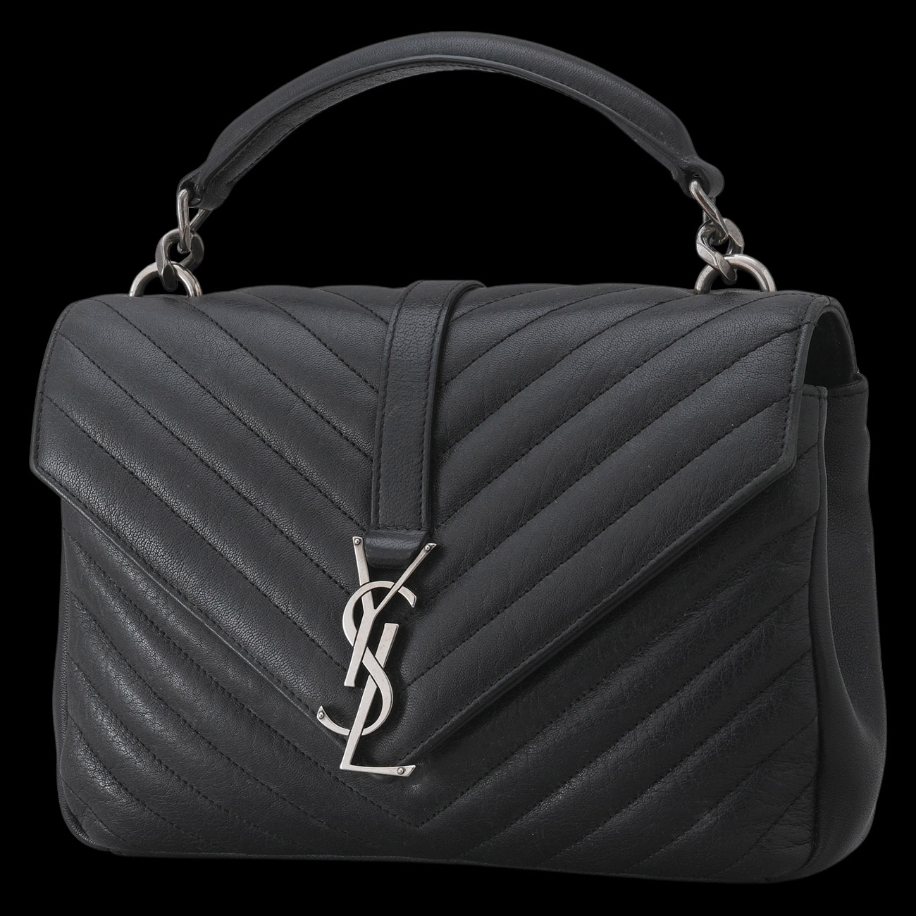 YVES SAINT LAURENT(USED)생로랑 392737 모노그램 컬리지